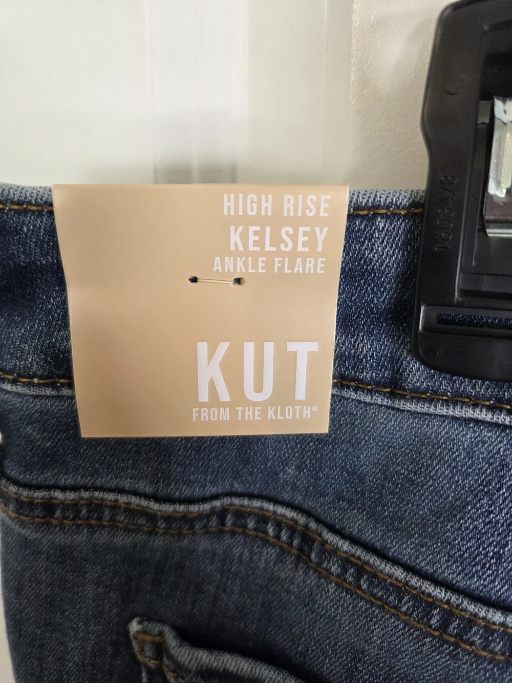 Kut From The Kloth Kelsey High Rise Ankle Flare Denim Jeans Sz 16
